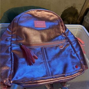 STATE Metallic Pink and Blue Kids Backpack - Brand New - Tag Upside down